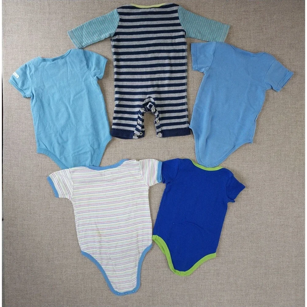 Baby Infant Boy Clothing Bundle Bodysuit Variety Of Colors 11 Pieces Newborn #8